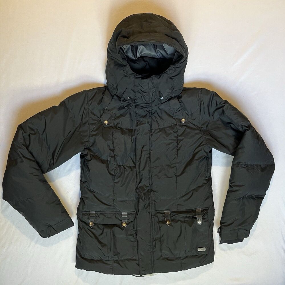 Vintage Oakley Icon Down Jacket Men L Black Puffer Coat Archive Y2K Gorpcore F08